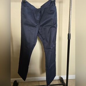 Armani Collezioni Navy Blue Men's Pants
